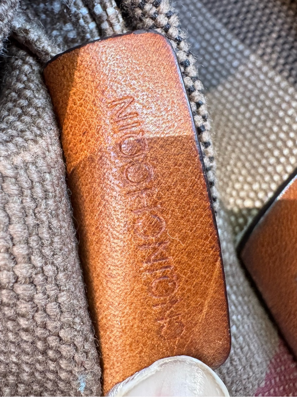 Burberry Crossbody bag w/Flaws - Picture 8 of 9